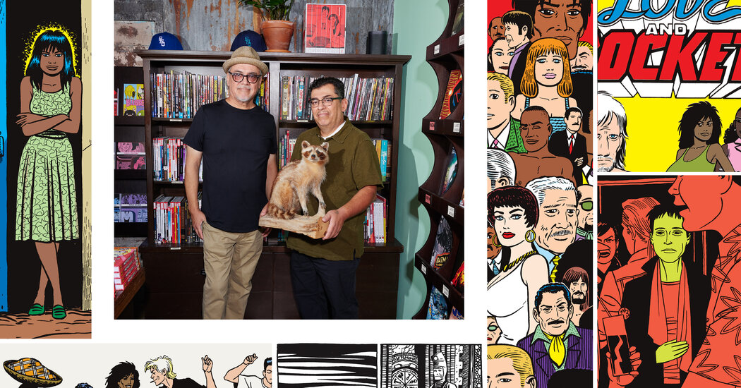 ‘Love and Rockets,’ a Series that Helped Redefine Comics, Turns 40 – The New York Times