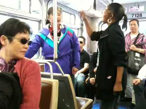 Fight on SF Muni Bus in Chinatown (annotated)